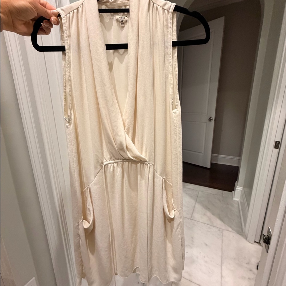 Aritzia Cream Sleeveless Dress- Wilfred
